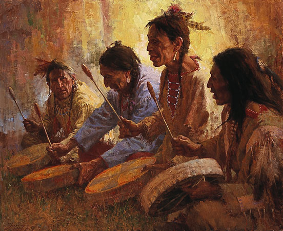 Terpning - Four Sacred Drummers